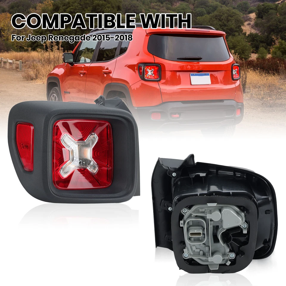 Tail light For 2015 2016-2023 Jeep Renegade Rear tail Rear lamp Left Driver - Image 3 of 4