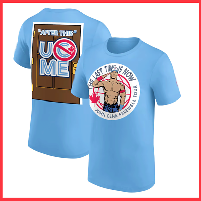 HOT HOT - John Cena Farewell Tour 2025 Toronto Light Blue T-Shirt