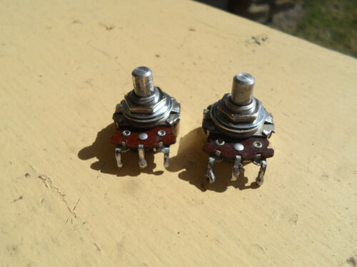 Vintage 1971 Fender Mustang P Bass Telecaster 250K Pots Potentiometers - Picture 1 of 2