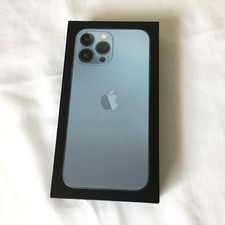 iPhone 13 Pro Max  Empty Box Only  Original Sierra Blue 128GB Cell Phone......