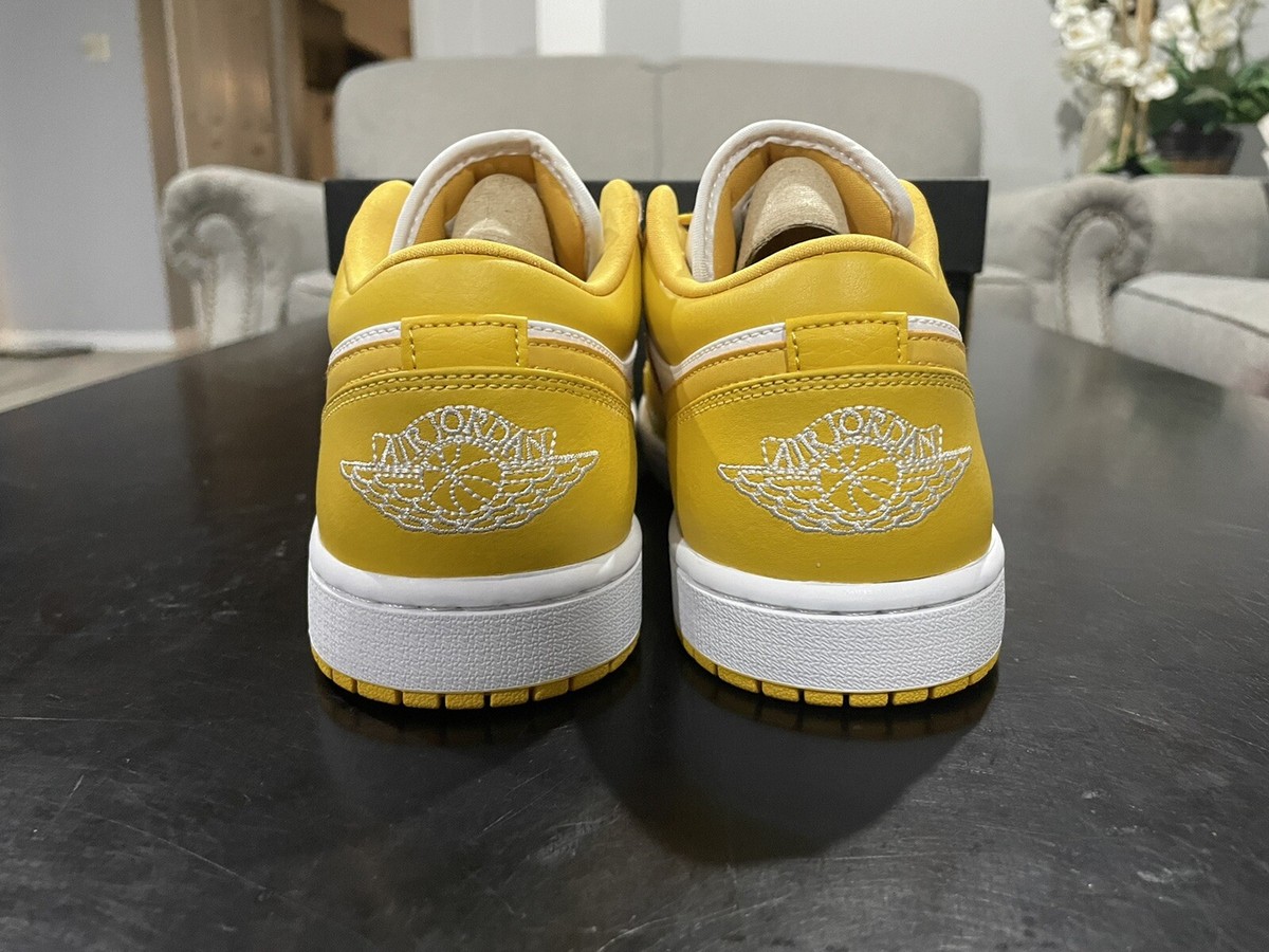 jordan 1 low gelb weiß