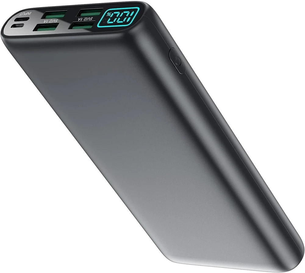 Power Bank 30000mAh Backup Battery 4 USB Cell Phone Smartphone Portable Charger