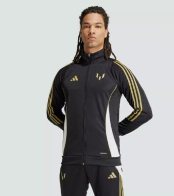 ミャクミャクブラックゴールド 2色セット Adidas Men's Messi Track Suit Jacket Size: Large KVD82 Brand New