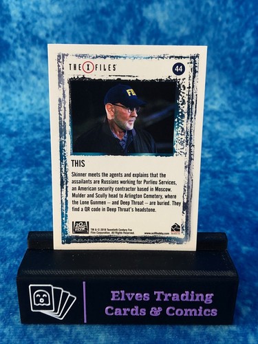 The X-Files: Seasons 10 & 11 SINGLE Non-Sport Trading card by Rittenhouse 2018 - Picture 88 of 182