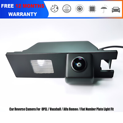 HD Rückfahrkamera für Opel Corsa C D E VXR SRi Adam Tigra Kennzeichenbeleuchtung