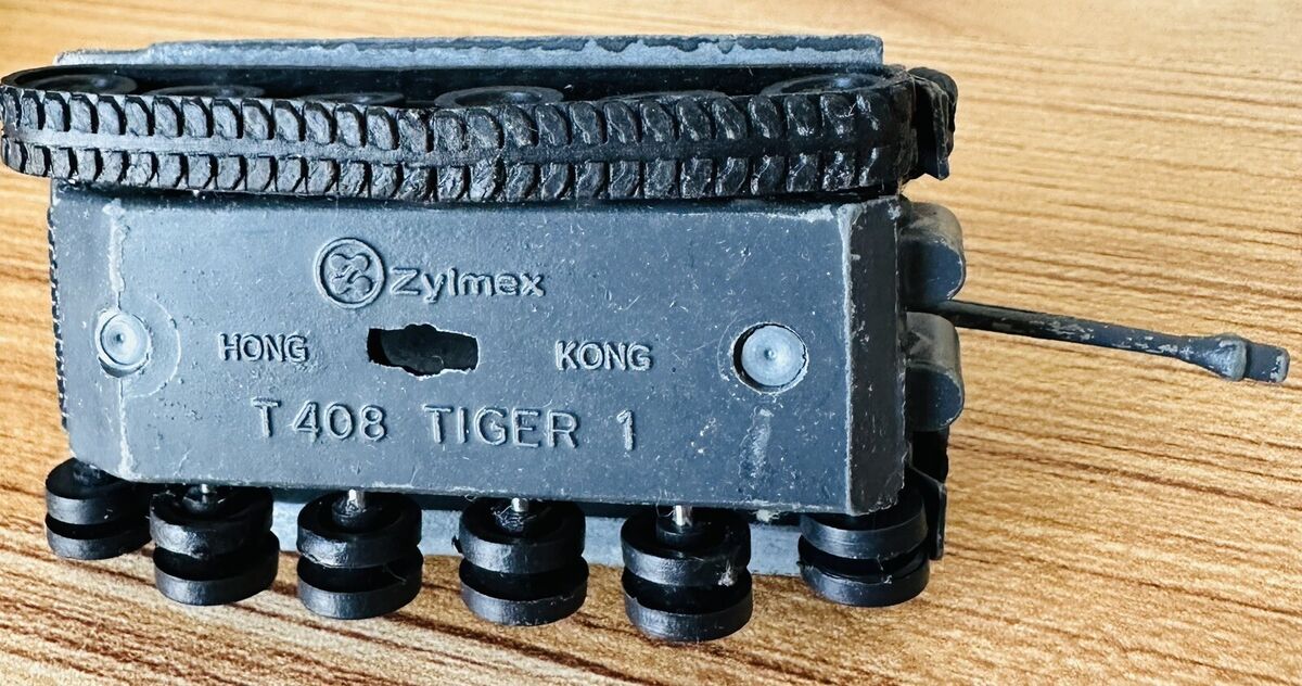 Vintage 1970's Zylmex T408 Tiger 1 Hong Kong WWII German Vintage 1970's Zylmex T408 Tiger 1 Hong Kong WWII German