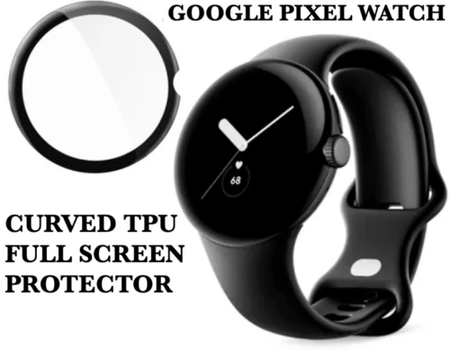 For Google Pixel Watch & Pixel Watch 2 Full Cover Screen Protector TPU 3D - Image 4 of 4