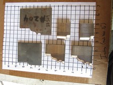 4 Moulder Blades Bits Knives 5/16" Corrugated Back Shaper Router Profile