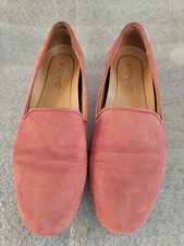 Vionic Womens Willa Slip On Loafers Shiraz Pink Suede Leather Arch Support 5
