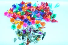 VINTAGE 80 Mini-Light Petal Reflectors & Lights with 30 Spare Bulbs