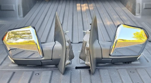 15 16 17 18 Ford F-150 OEM Chrome Power Heated Mirror PAIR FL34 17682 FL34 17683