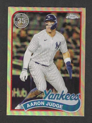 2024 TOPPS CHROME '89 TOPPS AARON JUDGE BASEBALL CARD (NrMT-MT)