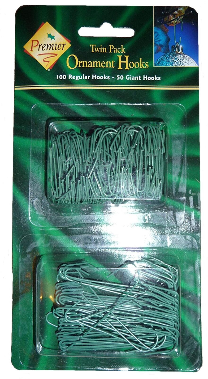 Christmas Tree Bauble Decoration Ornament Hooks Multi Pack 100 Regular 50 Giant