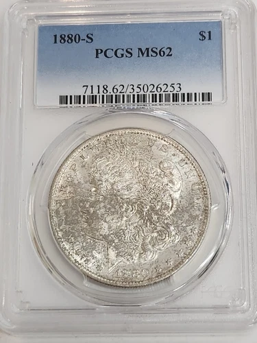 1880-S MS62 Morgan Silver Dollar PCGS