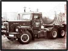 Vtg Brockway Truck New Metal Sign: CPC International, Yonkers, New York Tanker