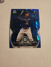 2023 Bowman Chrome Sapphire #BCP-156 Felnin Celesten MARINERS 1st Bowman
