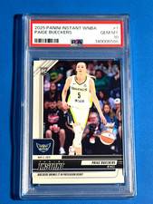 Paige Bueckers 2025 PSA 10 Gem Mint Panini Instant WNBA #1 Rookie Debut  6586