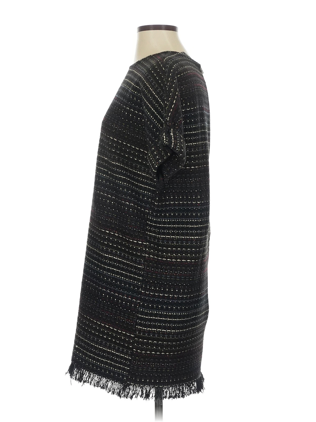 Zara Women Black Casual Dress S thumbnail 4