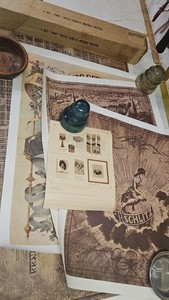 Schlitz Beer - Set of 4 Posters. Vintage NOS antique set Never Used. Box Inc.