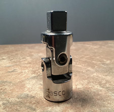 Vintage Easco Universal Joint Flex Swivel Socket 721712 Nos 38 Dr. Chrome Usa