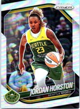 2025 Panini Prizm WNBA #37 Jordan Horston Silver Prizms