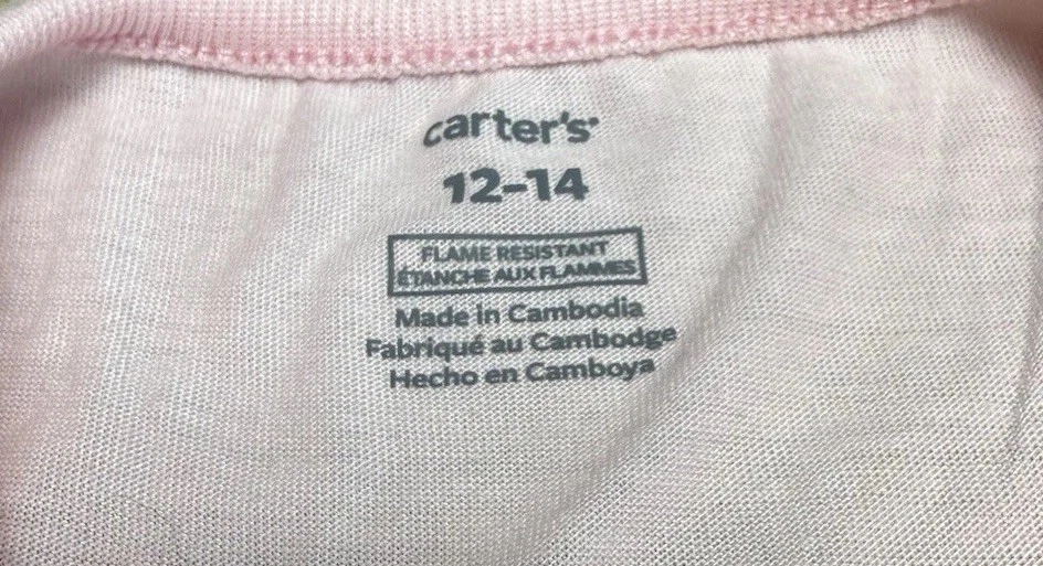 2 camisolas Carter's roxas rosa unicórnio lã meninas tamanho 12-14 manga longa - Imagem 3 de 4