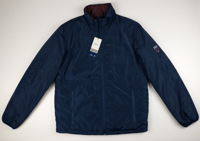 Izod Herren blau Reißverschluss Mantel Hydra Shield Thermo Größe Small Vorteil Leistung