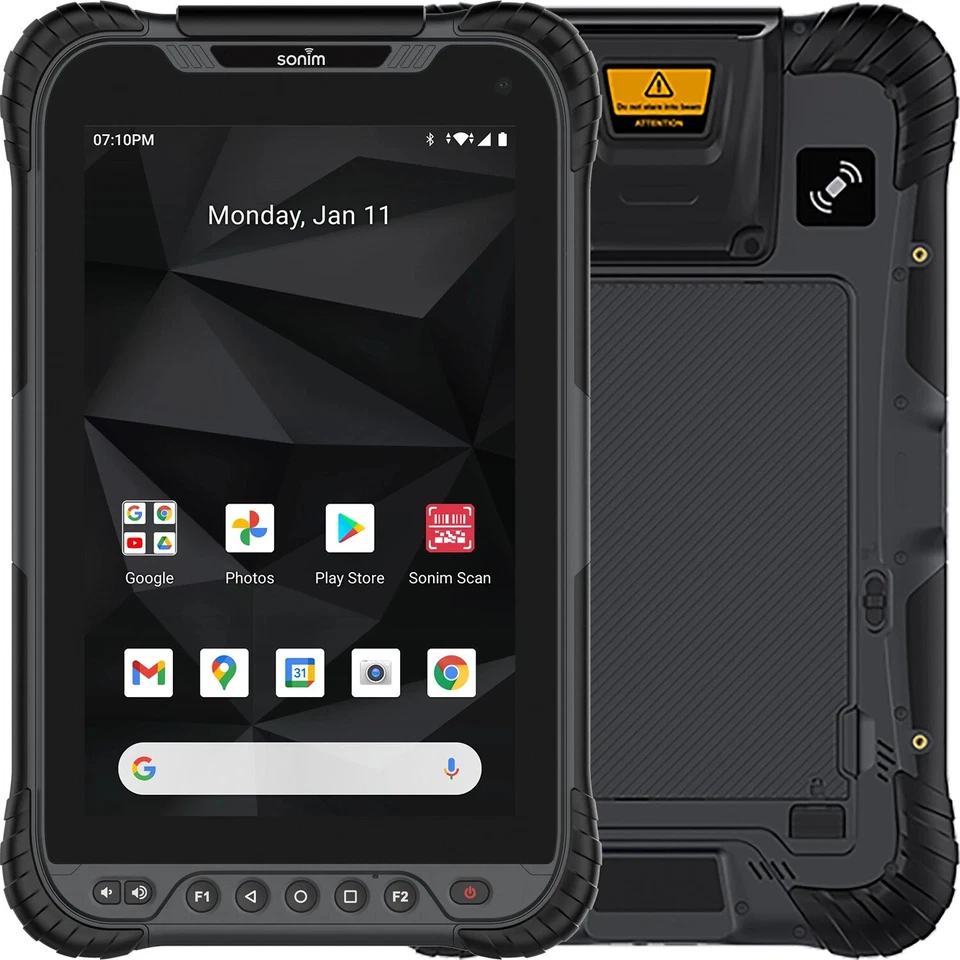 Sonim RS80 8" Tablet | WiFi | 4G LTE | 2D Honeywell scanner | Network Unlocked - Image 3 of 3