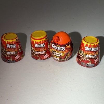 Zuru Mini Brands Smashers Lava Slime Mega Light up Dino