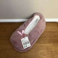 Home Slipper Womens Winter Faux Fur Plush Grip Soft Sole Cute Indoor