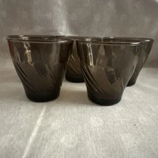 Duralex Amber Drinking Glasses France 5 Oz 5-Pieces