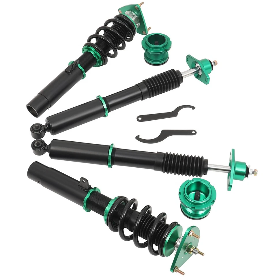 2pcs Front + 2pcs Rear Coilovers + 2pcs Spanner For 2004-2009 Mazda 3 — 第 2/4 张图片