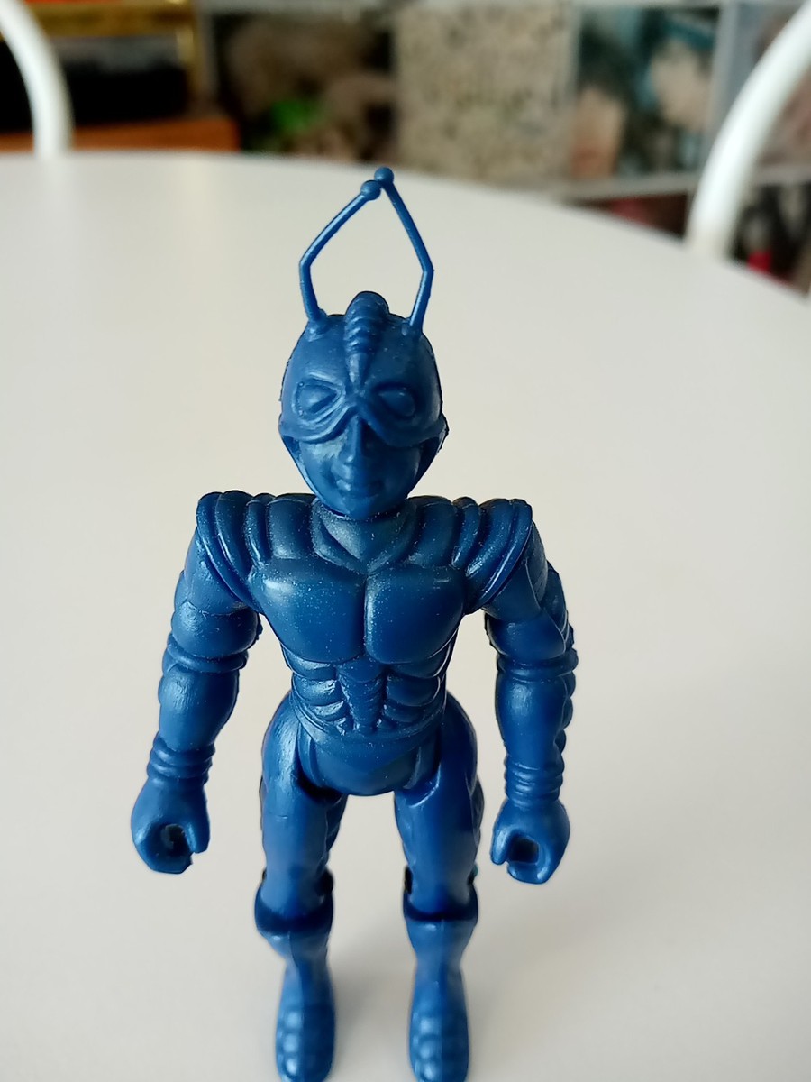 Vintage 80s Space Sentinel/Sectaurs Warrior Blue Hard Plastic