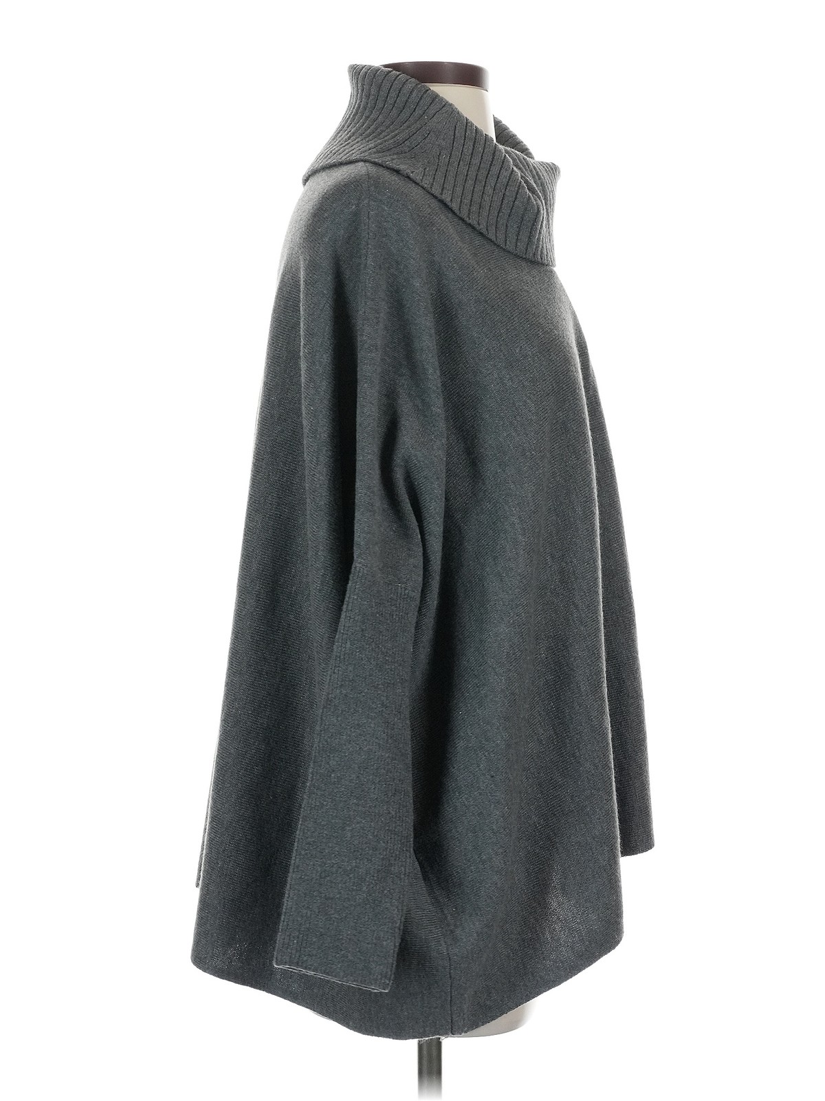Calvin Klein Women Gray Turtleneck Sweater S thumbnail 3