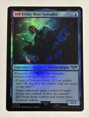 MTG Lord of the Rings Bill Ferny, Bree Swindler Foil 0042 NM