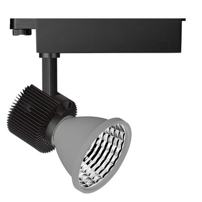 CLE Schienenstrahler SHUTTLE SLM für Fortimo LED bis 4500lm alugrau