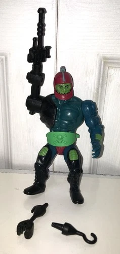 Vintage MOTU Trap Jaw 1983 Action Figure 100% Complete w/weapons Mattel Original