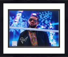 Framed Santos Escobar WWE Autographed 8