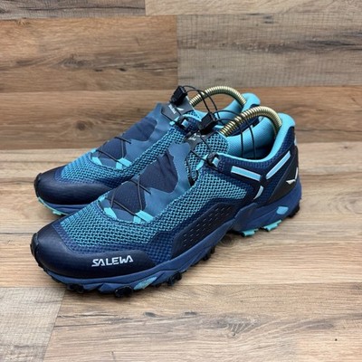 Salewa Speed Women's Size 10 Beat Gore-Tex Hiking Trail Running Shoe Blue Black