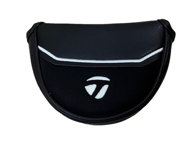 TAYLORMADE TP MALLET PUTTER COVER HEADCOVER - magnetic - black / silver - NEW