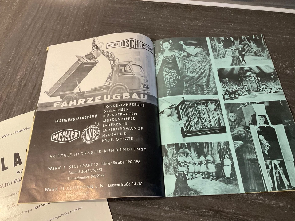 Kalanag Revue 1961 Programmund Prospekt - Bild 2 von 4