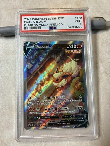 Flareon V SWSH179 PSA9