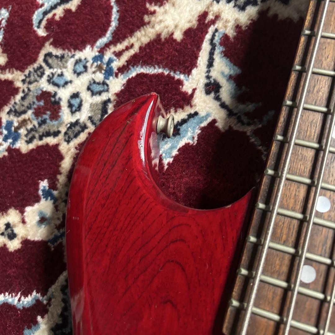 Electric Guitar Aria Pro II CSB Deluxe Cardinal Series Red Made in