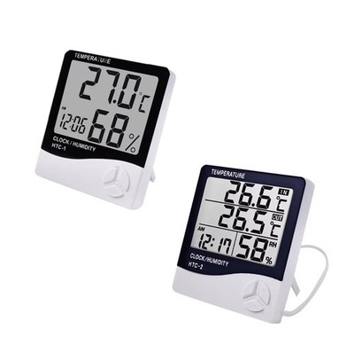 LCD Elektronisch Digital Temperatur Luftfeuchtigkeit Messgerät Thermometer Hygrometer Innen