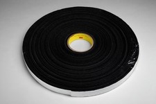 4508-1inx36yd - Single Coated Vinyl Foam Tape - Black - Pack of 9 