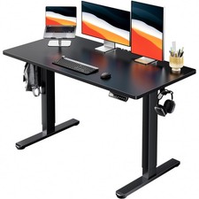 HUANUO Electric Standing Desk 48x24 Adjustable Height Computer Desk 4 Memory Pre
