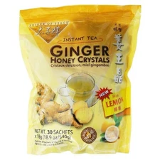 Ginger Honey Crystals With Lemon 30 Count