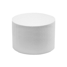 7 x 6 Inch Round Styrofoam Cake Dummy, Fake Cake, Decorating, Display