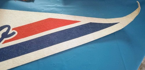 Vintage Chicago Cubs Logo Baseball Pennant Full Size Ver Clean Condition - Picture 2 of 4