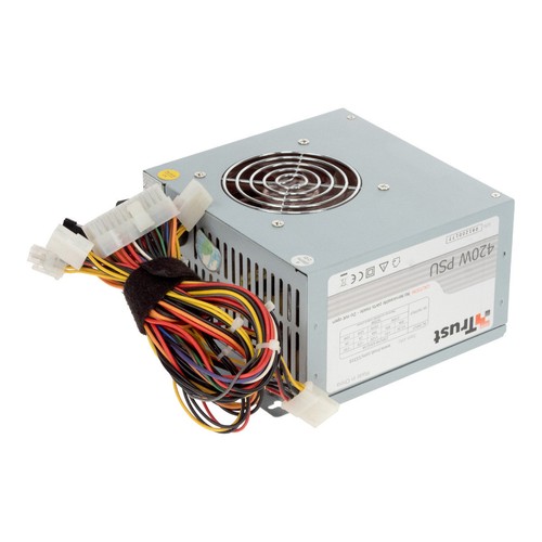Netzteil TRUST 15316 420W PSU ATX 20+4-PIN SATA MOLEX FDD ATX12V - Bild 2 von 3